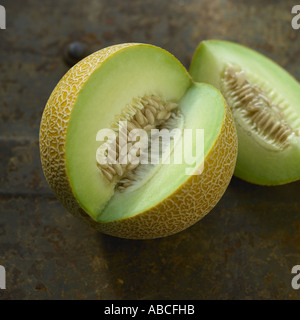 Melone galia Foto Stock