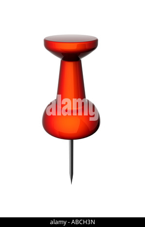 Mappa pin tack Foto Stock