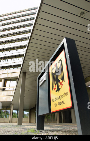 Agenzia federale per il lavoro in Nuernberg Foto Stock