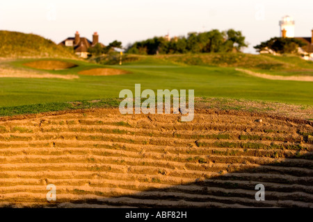 Bunker e faro di Hoylake. Foto Stock