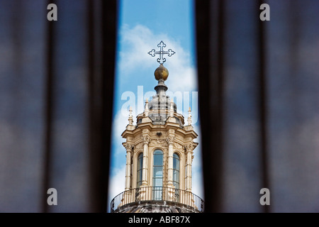 Vista di Sant Agnese in Agone basilica chiesa in Roma Italia Foto Stock