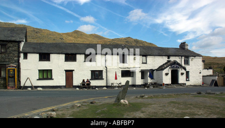 Il Kirkstone Pass Inn nel Lake District inglese Foto Stock