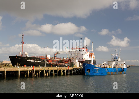 Regno Unito Scozia Western Isles Ebridi Esterne Lewis Stornoway spedizioni in porto esterno Foto Stock