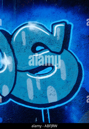 Alfabeto Graffiti lettera S Foto Stock