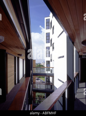 Burford Square, Stratford e15 Architetto: Nicholas Burwell Foto Stock