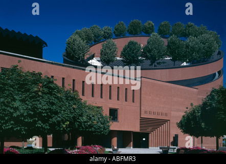 Cattedrale di Evry, 1992 - 1995. Architetto: Mario Botta Foto Stock