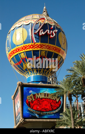 Nevada Las Vegas Parigi hotel e casino Foto Stock