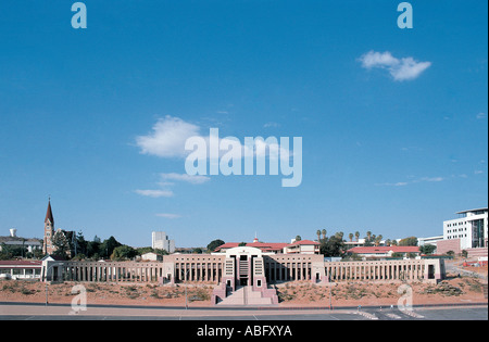 Ampio angolo di visione della nuova Corte suprema Windhoek Namibia Africa del sud-ovest Foto Stock