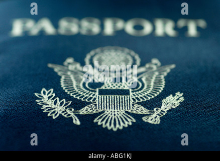 PASSAPORTO DEGLI STATI UNITI Foto Stock