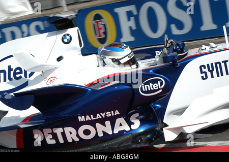 Nick Heidfeld (GER) durante un test di Formula Uno 2007 Foto Stock