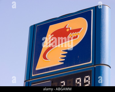 Stazione di gas della società Petrom in Suceava, Romania Foto Stock