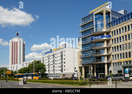 Wintergartenhochhaus, Georgiring, Lipsia, Sassonia, Germania Foto Stock