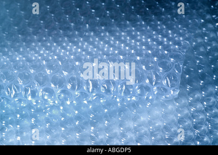 Cuscino di aria foil noto come Bubblewrap o Bubble wrap Foto Stock