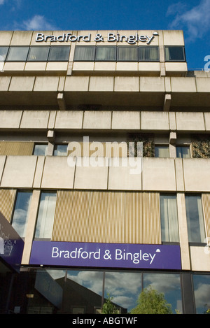 La sede centrale di Bradford e Bingley Building Society in Bingley West Yorkshire Foto Stock