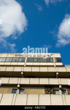 La sede centrale di Bradford e Bingley Building Society in Bingley West Yorkshire Foto Stock