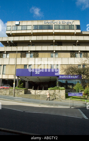 La sede centrale di Bradford e Bingley Building Society in Bingley West Yorkshire Foto Stock