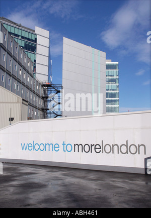 Benvenuto a morelondon ufficio moderno sviluppo in Southwark Foto Stock