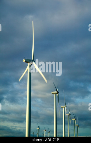 Le turbine eoliche, wind farm, Oregon Foto Stock