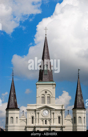 St Louis Cattedrale del Quartiere Francese di New Orleans Lousiana Foto Stock