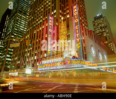 Radio City Music Hall di Natale a New York STATI UNITI D'AMERICA Foto Stock