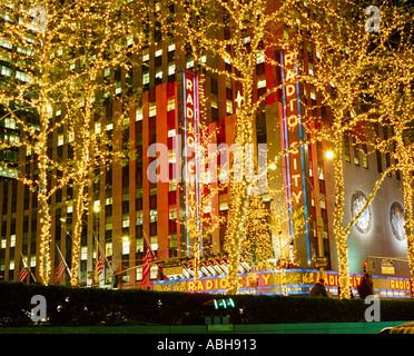 Radio City Music Hall di Natale a New York STATI UNITI D'AMERICA Foto Stock