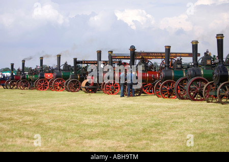 I motori a trazione a vapore a Rougham equo nel Suffolk nel giugno 2007 Foto Stock