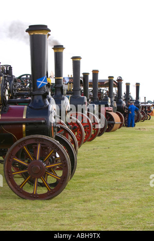 I motori a trazione a vapore a Rougham equo nel Suffolk nel giugno 2007 Foto Stock