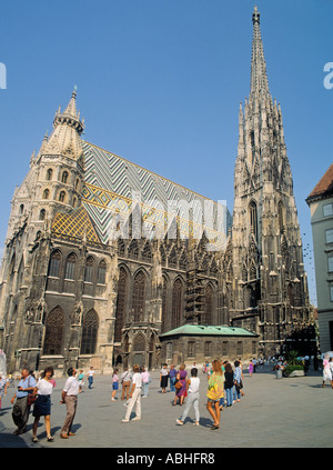 Vienna Austria St Stephens Cathedral Foto Stock