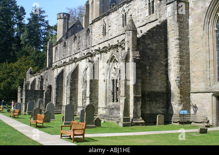 Dunkeld Cathedral, Dunkeld, Perthshire, Scotland, Regno Unito. Foto Stock