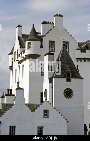 Blair Castle, sede dei duchi e Earls di Atholl, Blair Atholl, Perthshire, Scotland, Regno Unito. Foto Stock