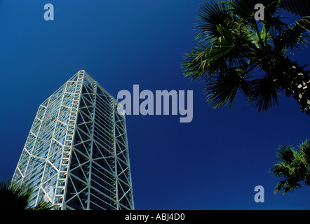 Barcellona, Barceloneta, Vila Olimpica, data di ripresa aprile 2004 Foto Stock