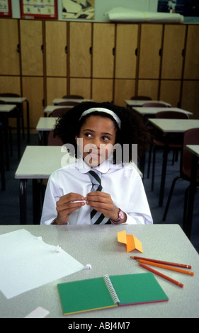 Naughtiest ragazza a scuola Foto Stock