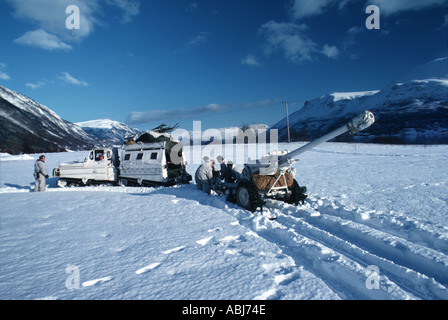 Montagna e Arctic Warfare Foto Stock