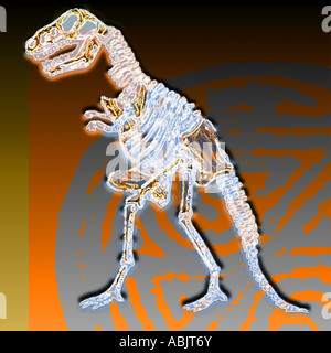 Dinosauro stradale Foto Stock