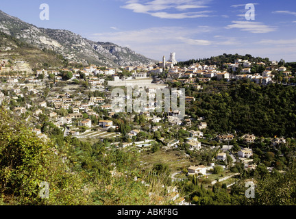 Riviera francese la turbie UE Francia Foto Stock