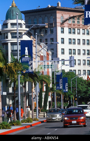 RODEO DRIVE BEVERLY HILLS LOS ANGELES Foto Stock