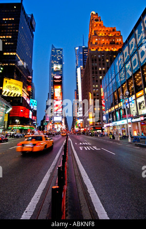 Times Square di New York City, Stati Uniti d'America Foto Stock