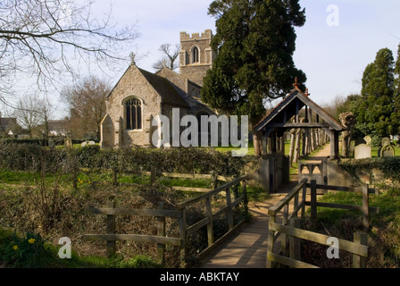 St Mary Magdalene Church Hilton Cambridgeshire Regno Unito Foto Stock