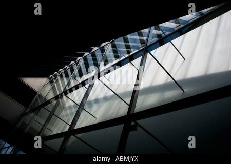 Buildingparts del museo de Kunsthal a Rotterdam Foto Stock