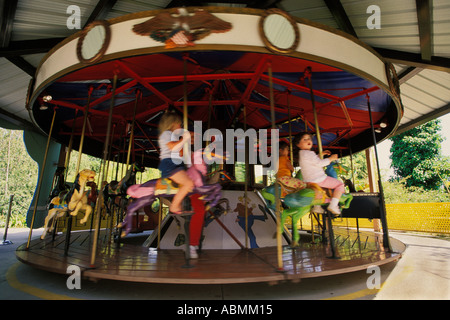 La California di Oakland, Childrens Fairyland, Flecto giostra Foto Stock