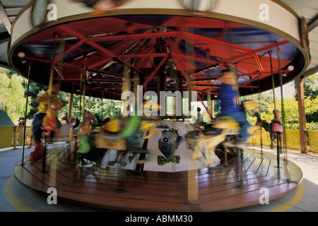 La California di Oakland, Childrens Fairyland, Flecto giostra Foto Stock