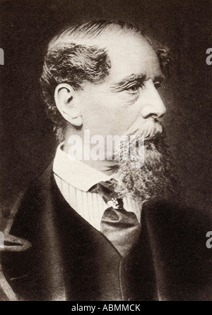 Charles John Huffam Dickens, 1812 - 1870. Romanziere inglese. Foto Stock