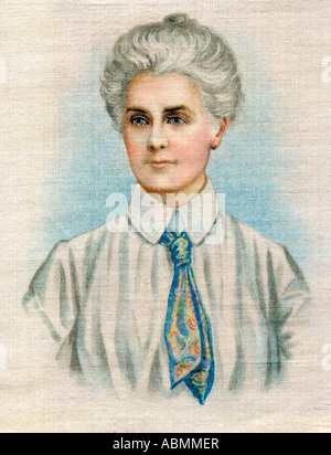 Edith Cavell Louisa, 1865 a 1915. British infermiere e aiuti umanitari eseguiti dai tedeschi nella guerra mondiale I. Foto Stock