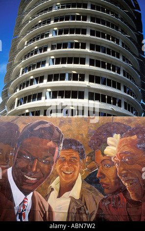 Nate King Cole Capitol Records Hollywood Los Angeles County in California negli Stati Uniti d'America Foto Stock