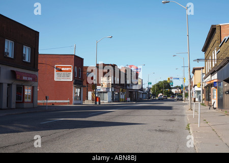 Il centro di Sault Sainte Marie, Ontario, Canada Foto Stock