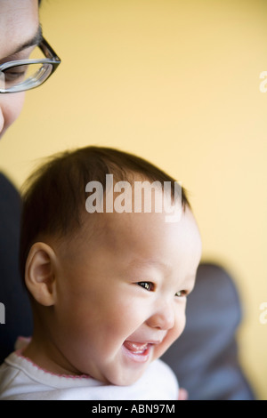 Padre e figlia Foto Stock