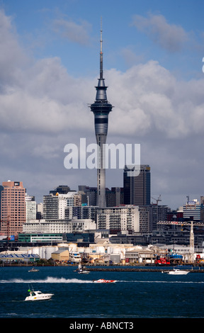 Powerboat Auckland Nuova Zelanda Foto Stock