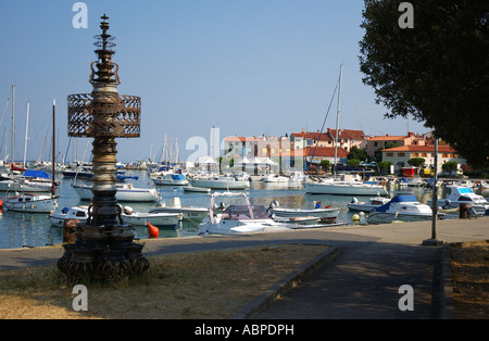 Vista Izola Primorska Istria Slovenia ex ex Iugoslavia Isola d'Istria Istria Istria slovena Est Europa orientale Foto Stock