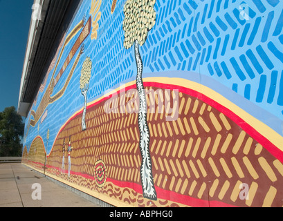 Mosaico Aborigena Arte, festival centre, Adelaide, Australia del Sud, Foto Stock