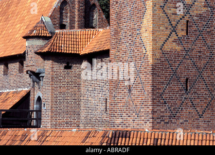 Castello di Malbork Marienburg Polonia Foto Stock